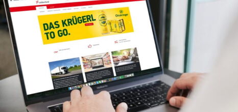 Latop mit Lekkerland Website