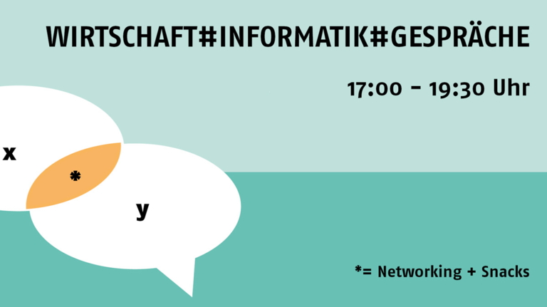 Sprechblasen und Text Wirtschaft#Informatik#Gespräche