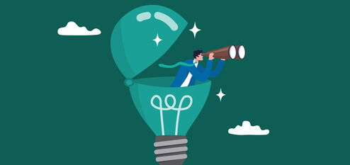 PIM-System als Symbol für Zukunft, Strategie und Weitblick